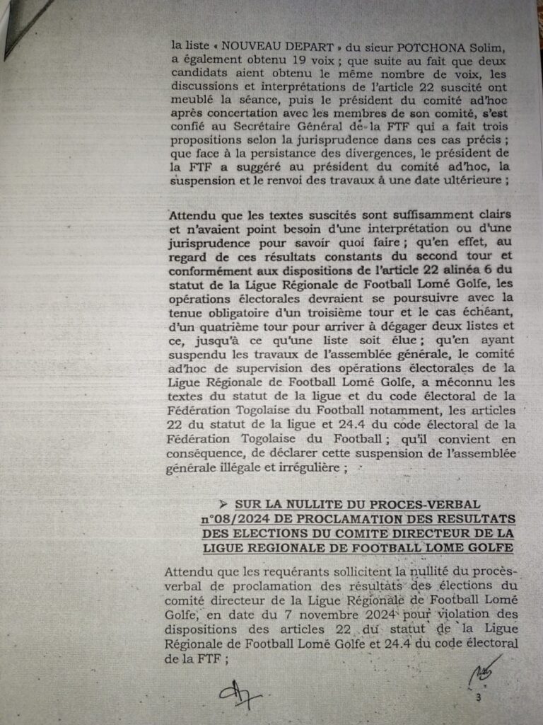 Election LRFLG : La commission de recours déclare « illégale » et « irrégulière » la suspension