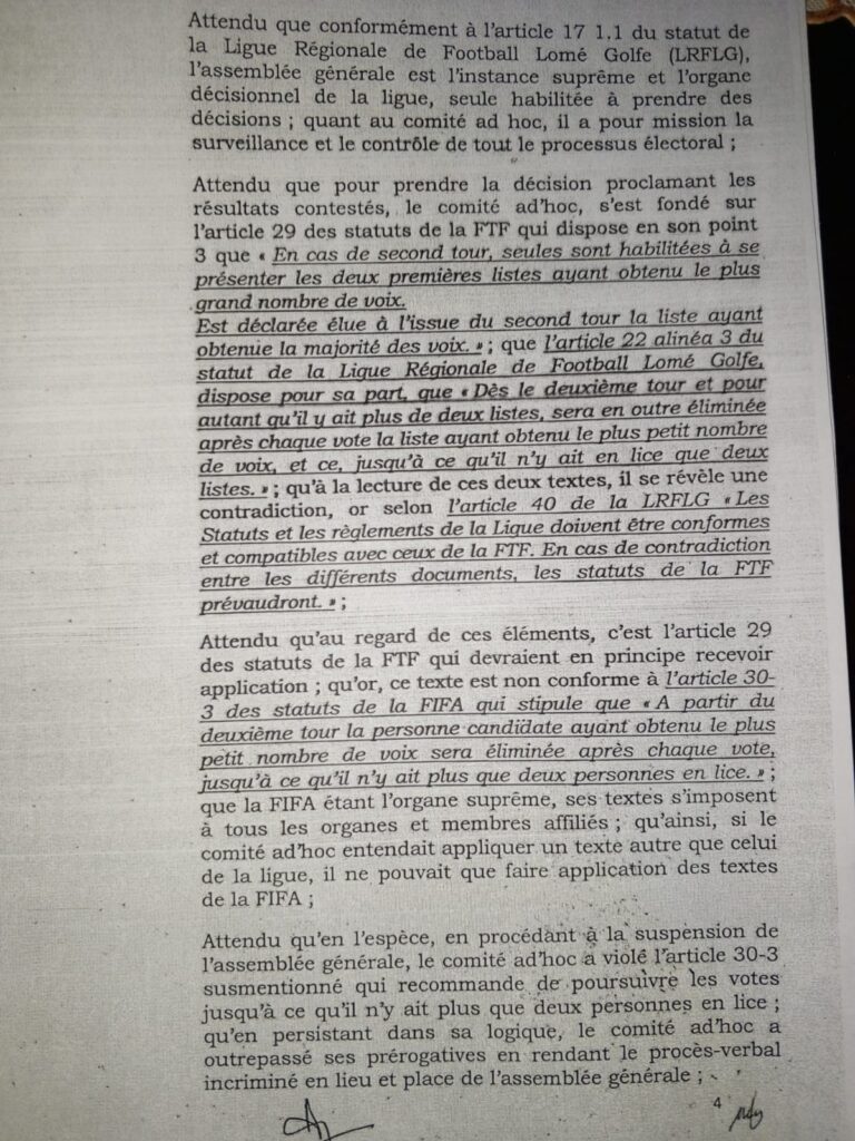 Election LRFLG : La commission de recours déclare « illégale » et « irrégulière » la suspension