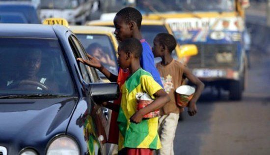 mendicité dans les rues de cotonou au bénin