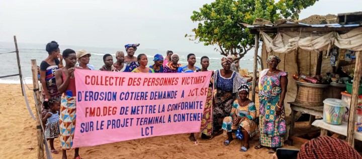 Érosion côtière : Le collectif des personnes victimes interpelle à la société LCT et ses partenaires financiers