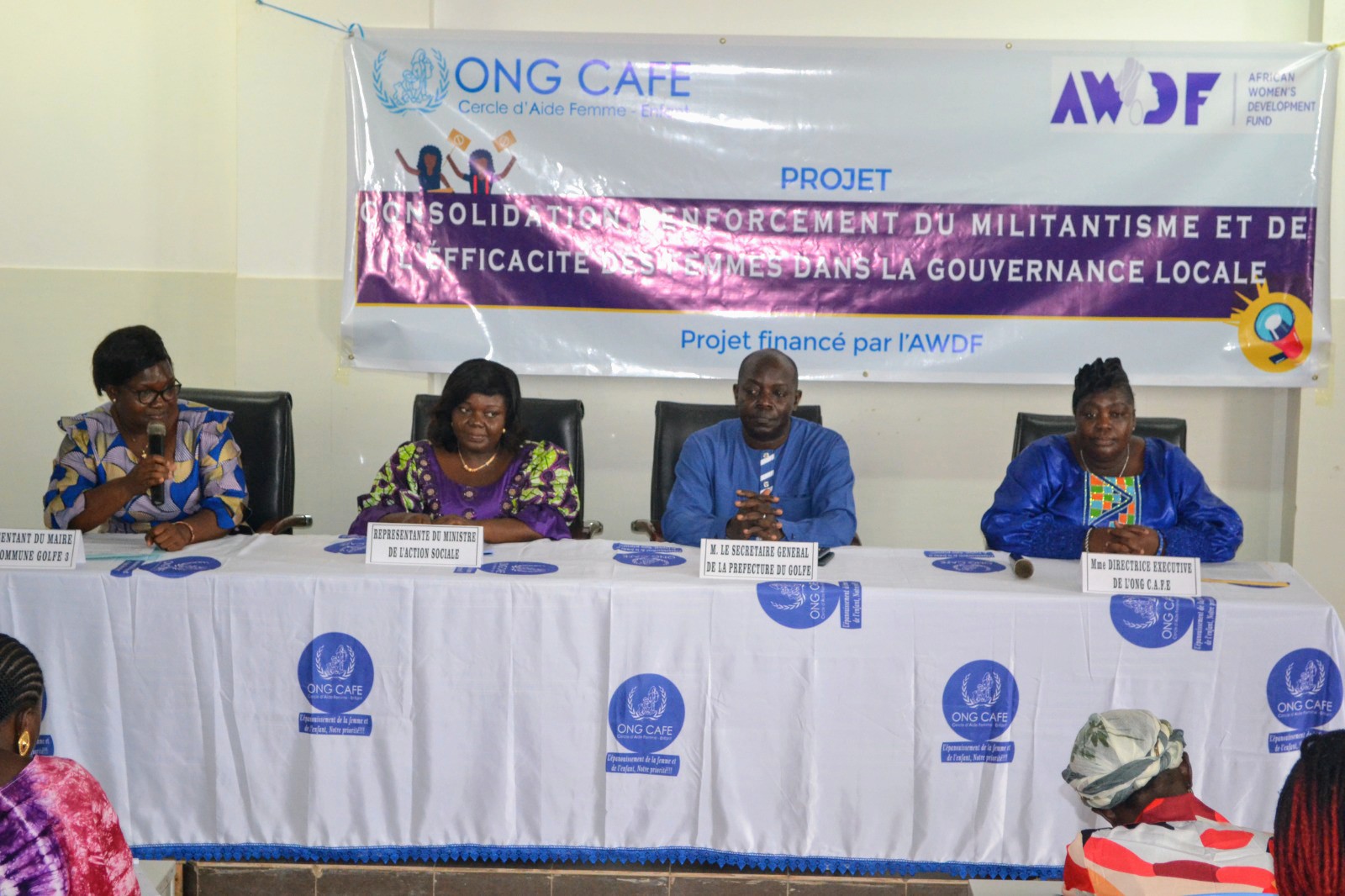 Gouvernance locale : L’ONG CAFE et AWDF préoccupées par la faible participation des femmes