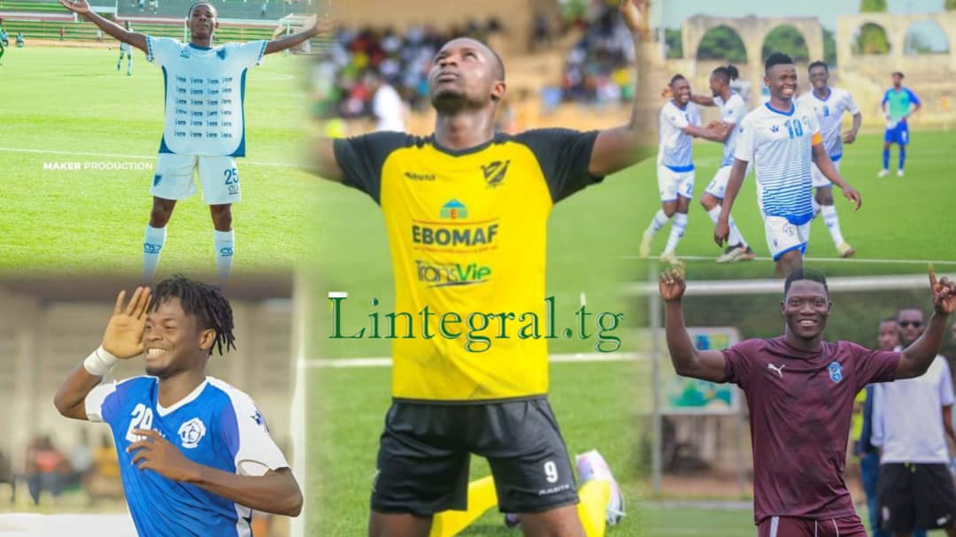 Togo-D1 : Les meilleurs buteurs sur les 5 dernières saisons