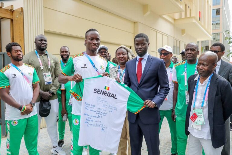 JO 2024 : Diomaye Faye, supporter N°1 des athlètes sénégalais 