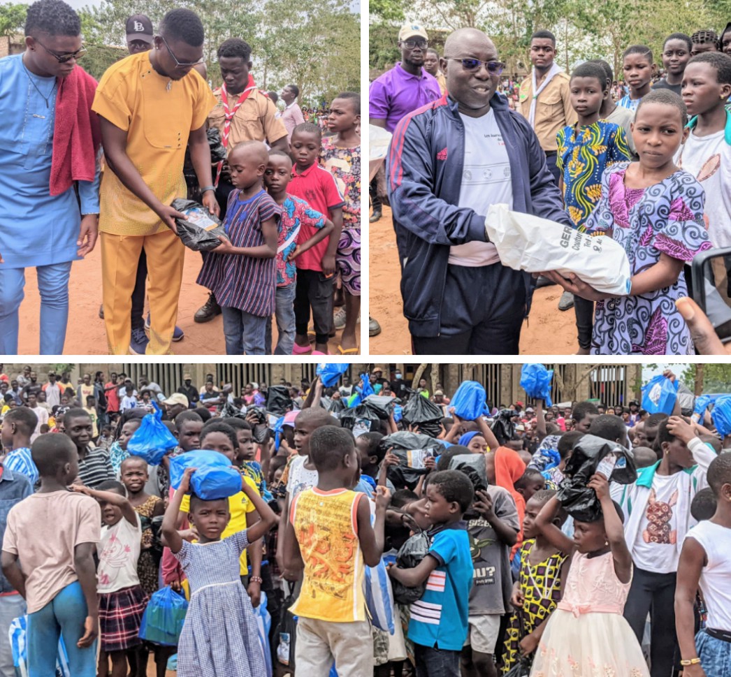 G Fashion et GR Club : 300 Orphelins bénéficient de kits scolaires à Aképé