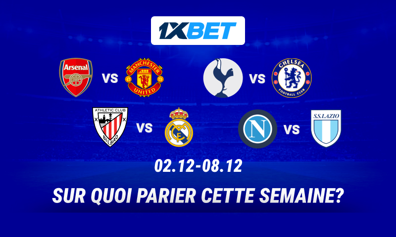 Crème du football européen : choisissez vos favoris pour les matches de la première semaine de décembre !