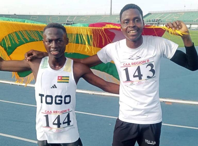 Championnats Régionaux d'athlétisme : 8 médailles dont 2 en or pour le Togo à Accra
