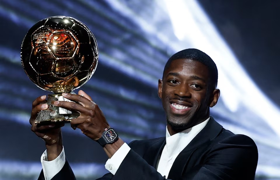 Ousmane DEMBELE sacré ballon d'or 2025