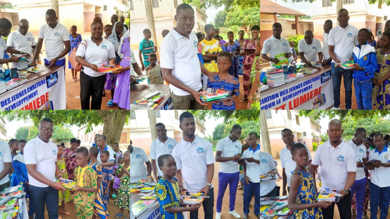 Ahépé : l’A.J.C.D. soutient l’éducation des enfants démunis