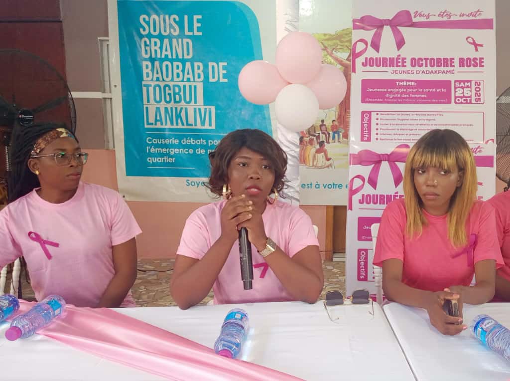Journée octobre Rose : un rendez-vous de santé pour les jeunes d’Adakpamé