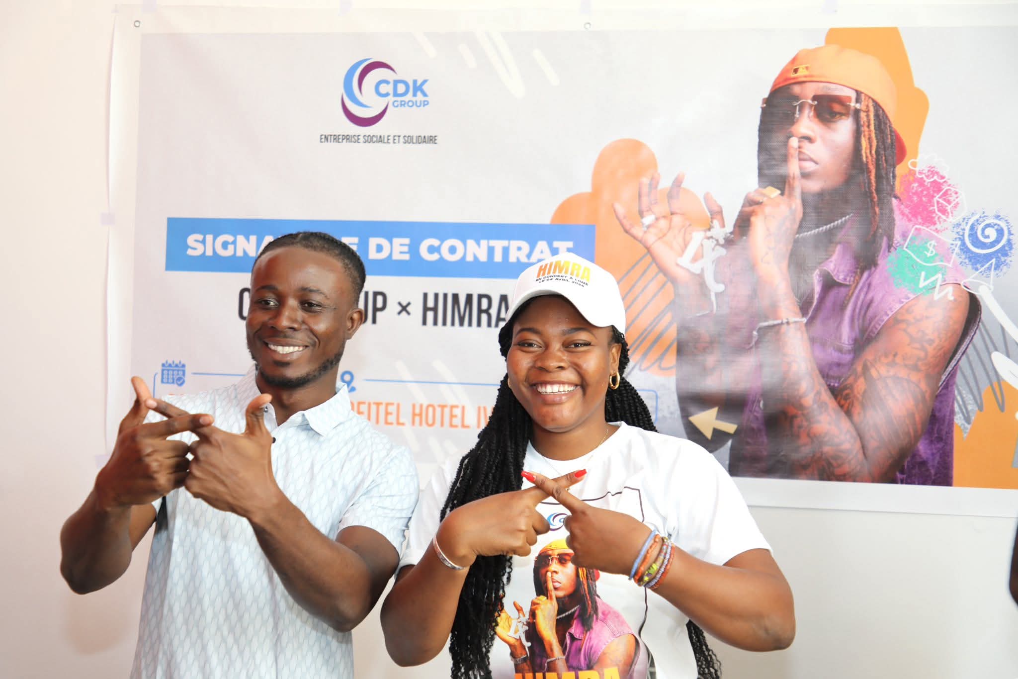 Concert inédit : CDK Group et l'artiste Himra en flammes à Lomé