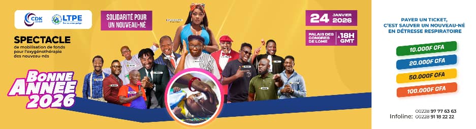 Togo : CDK GROUP annonce un grand spectacle humoristique au profit des nouveau-nés