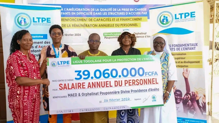 Togo : CDK Group et la LTPE toujours main dans la main pour la protection des enfants vulnérables