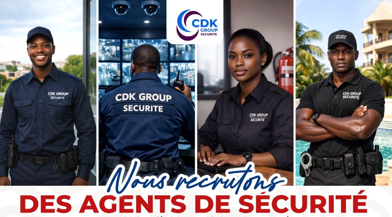CDK Group Sécurité recrute des agents : voici les profils recherchés et les conditions de candidature