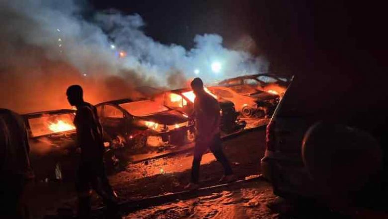 Sotouboua : un véhicule prend feu, entraînant des dégâts matériels