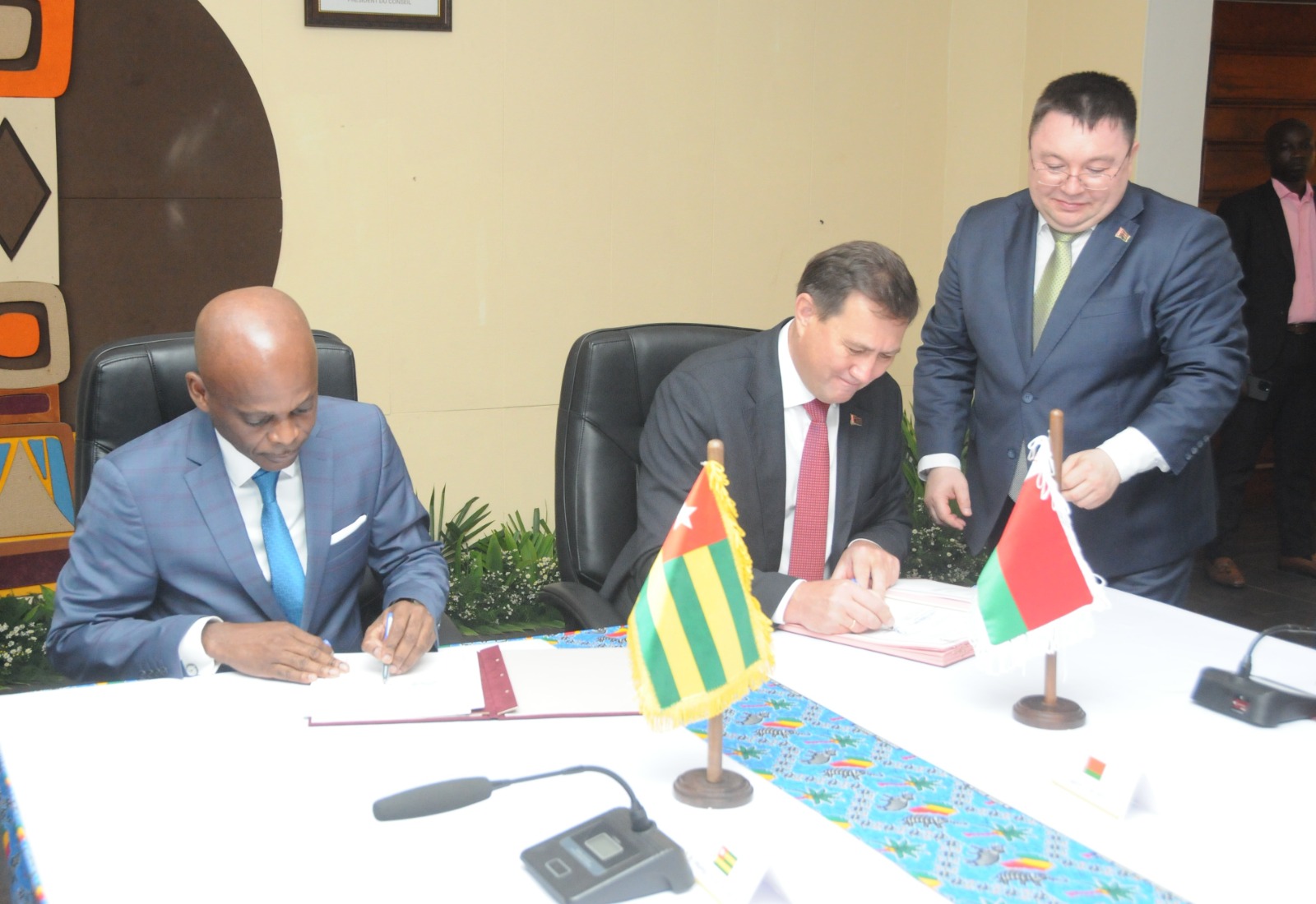 Diplomatie : signature d’accords bilatéraux entre le Togo et le Belarus