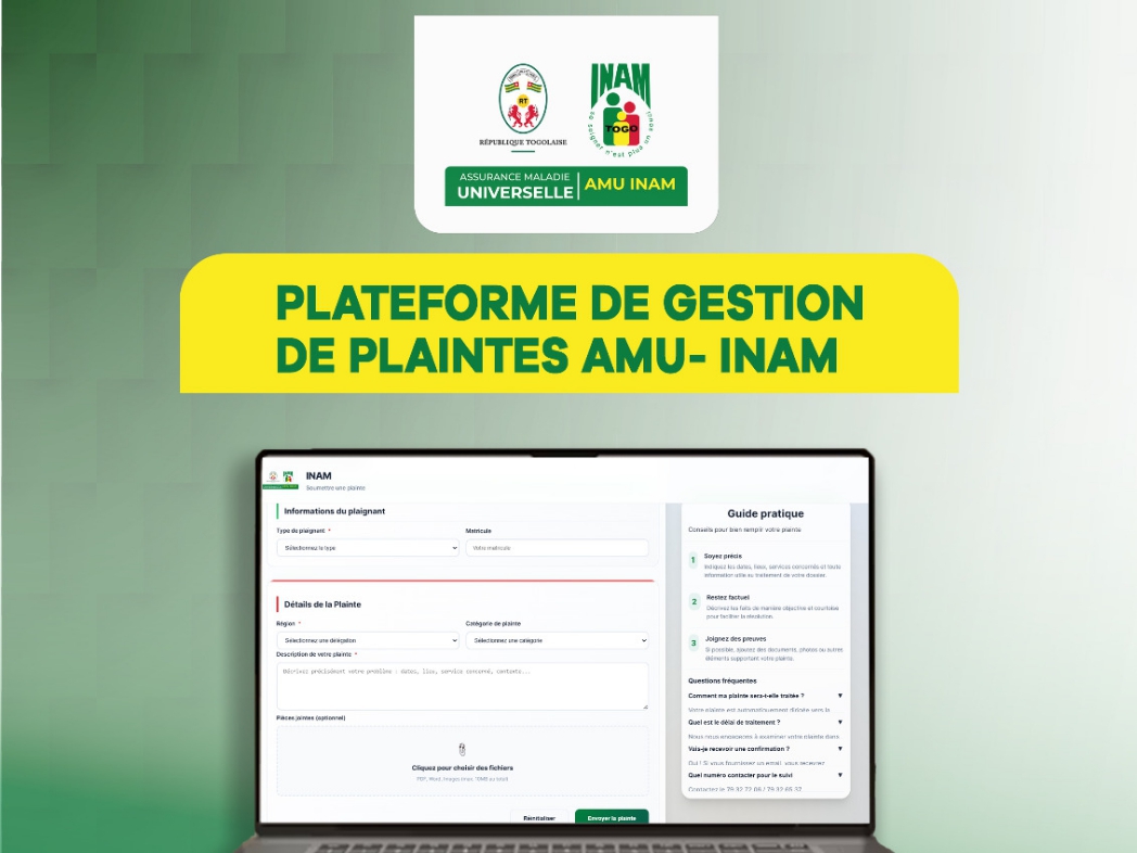 Assurance Maladie Universelle : l’INAM ouvre un canal pour que les assurés portent plainte