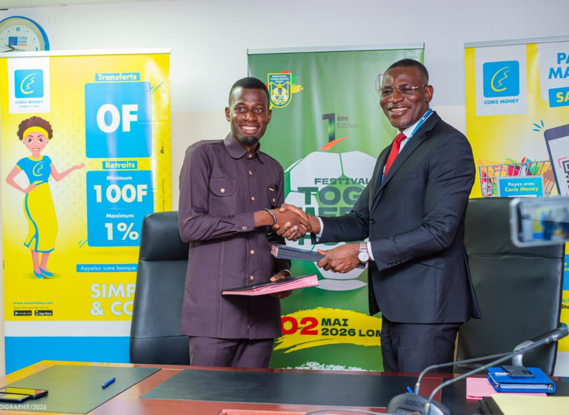Coris Bank International Togo :  sponsor officiel du festival Togo Media Foot