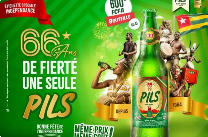 Lomé lance « PILS Collector » pour célébrer les 66 ans de l’indépendance du Togo