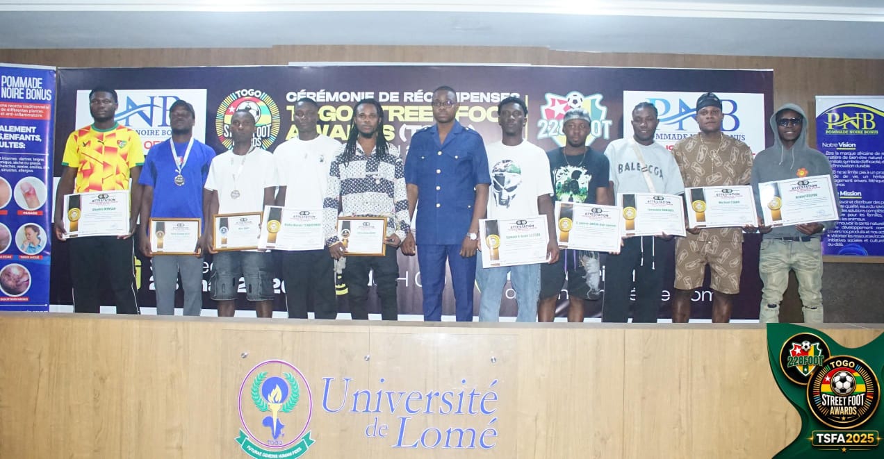 Togo Street Foot Awards 2026 : 228FOOT confirme sa volonté de valoriser le football de proximité