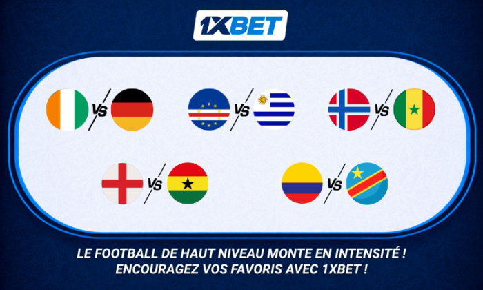 Le grand football bat son plein : 1xBet présente les matchs phares de la 2e journée du Tournoi planétaire