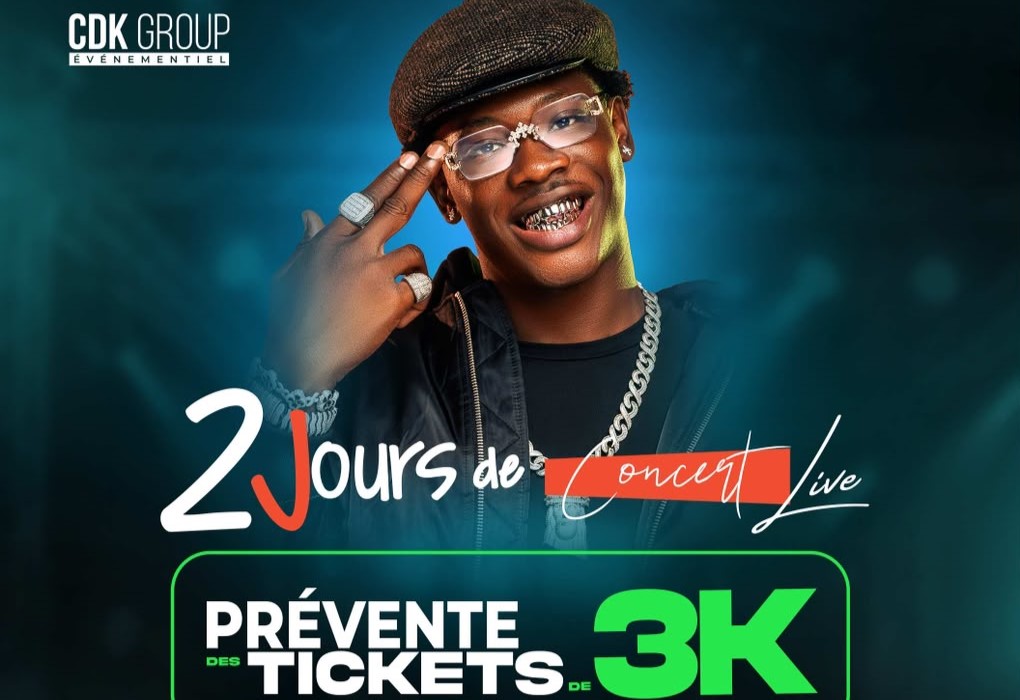 Concert de Joachin Migos : la billetterie est ouverte avec une prévente exceptionnelle sur Gozem