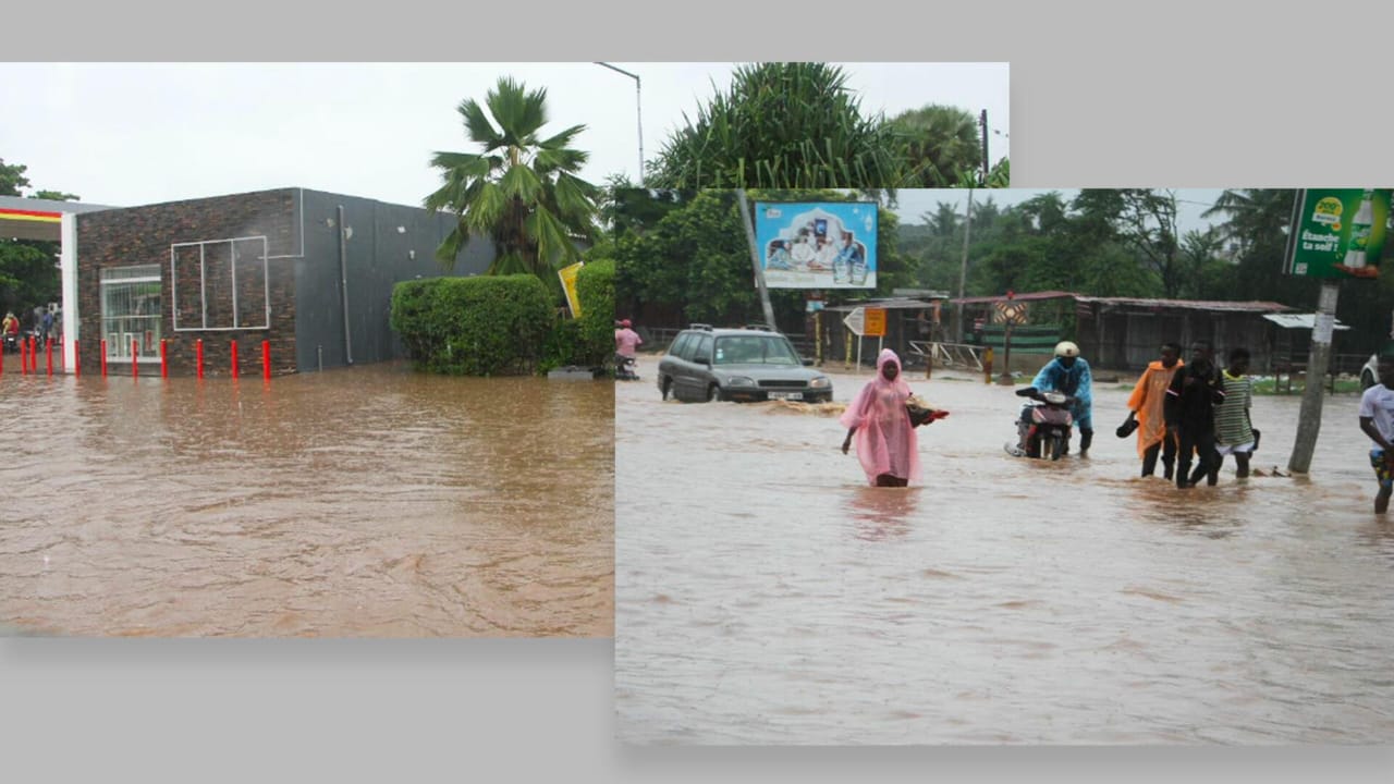 Inondations à Lomé : 3 décès dans la commune Golfe 4