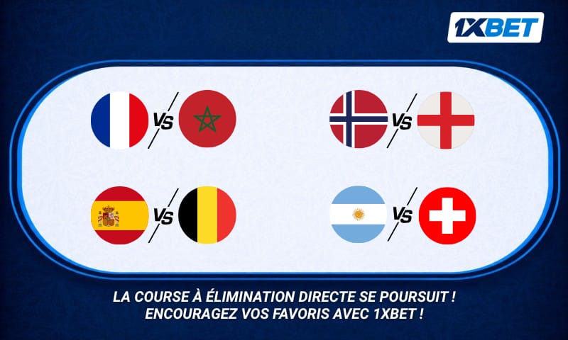 Le dénouement des phases à élimination directe approche : 1xBet passe en revue les affiches incontournables des quarts de finale du Championnat du monde