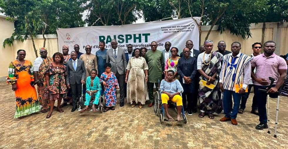 Togo : 576 personnes handicapées mises en apprentissage grâce au PAISPHT
