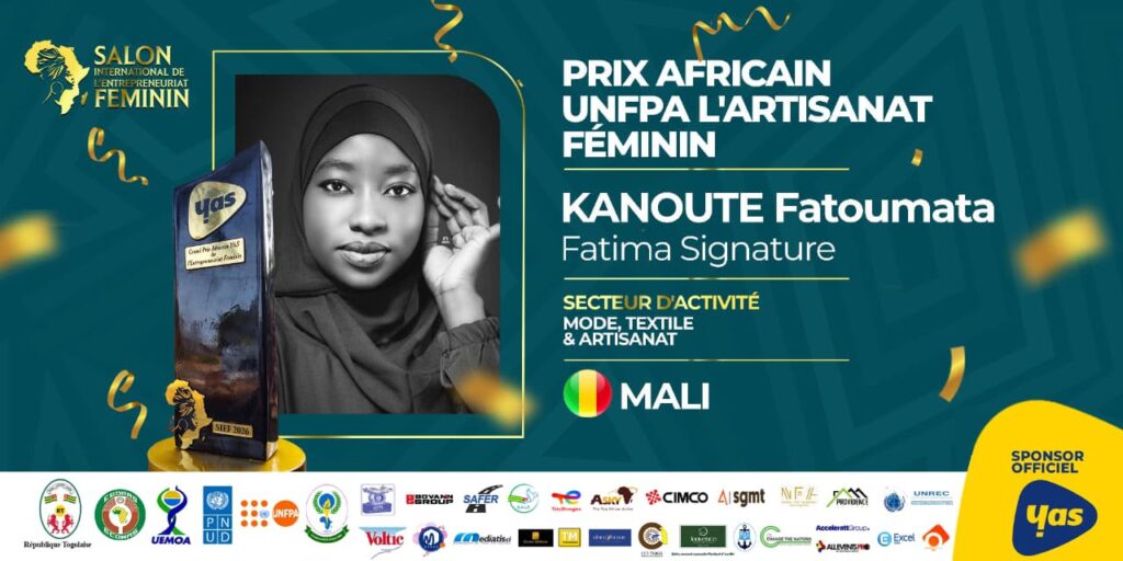 Entrepreneuriat féminin : la togolaise KERIM Djamila repart avec 5 millions FCFA au SIEF 2026
