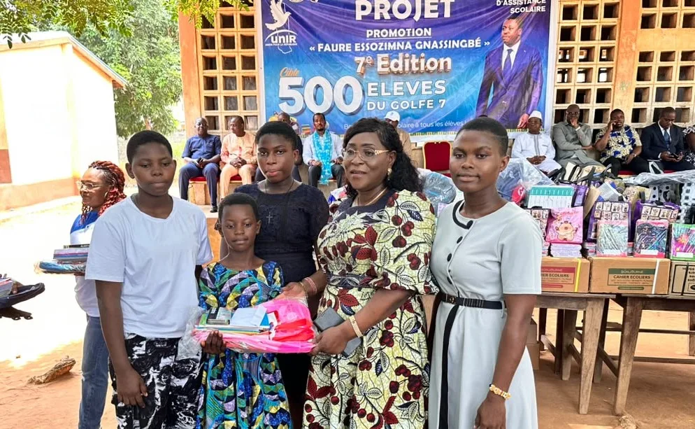 Rentrée scolaire 2026-2027 : UNIR Golfe 7 soutient 500 élèves démunis