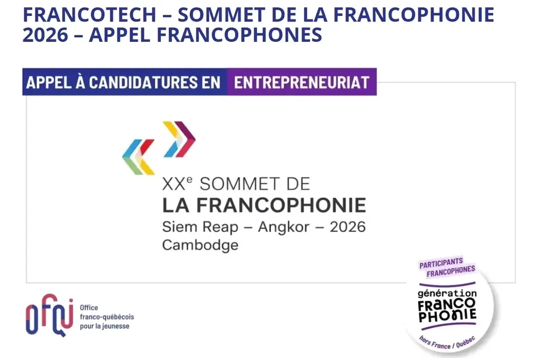 Sommet de la Francophonie 2026 : la CONFEJES ouvre les portes du Cambodge aux jeunes Togolais, comment postuler ?