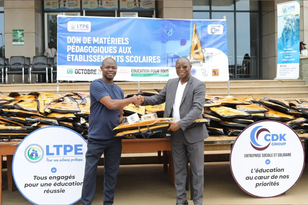 Togo-Écoles publiques : CDK GROUP renforce son engagement social aux côtés de la LTPE